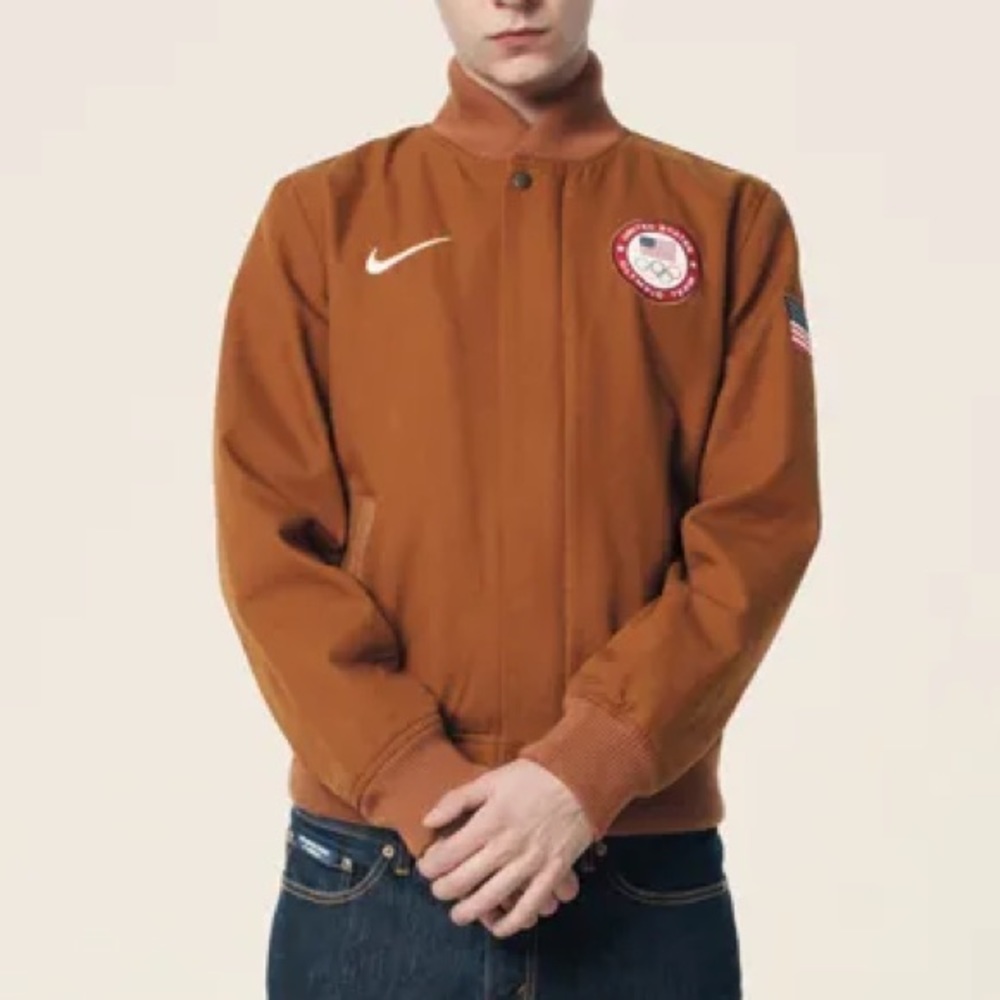 RARE Nike 2013 Unisex USA Olympic Medal Podium Bomber Jacket - small